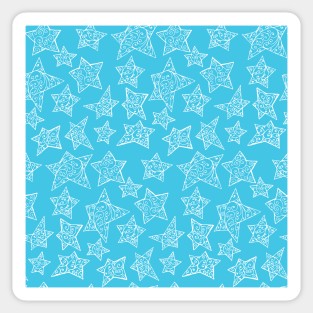 Stars Christmas pattern Sticker